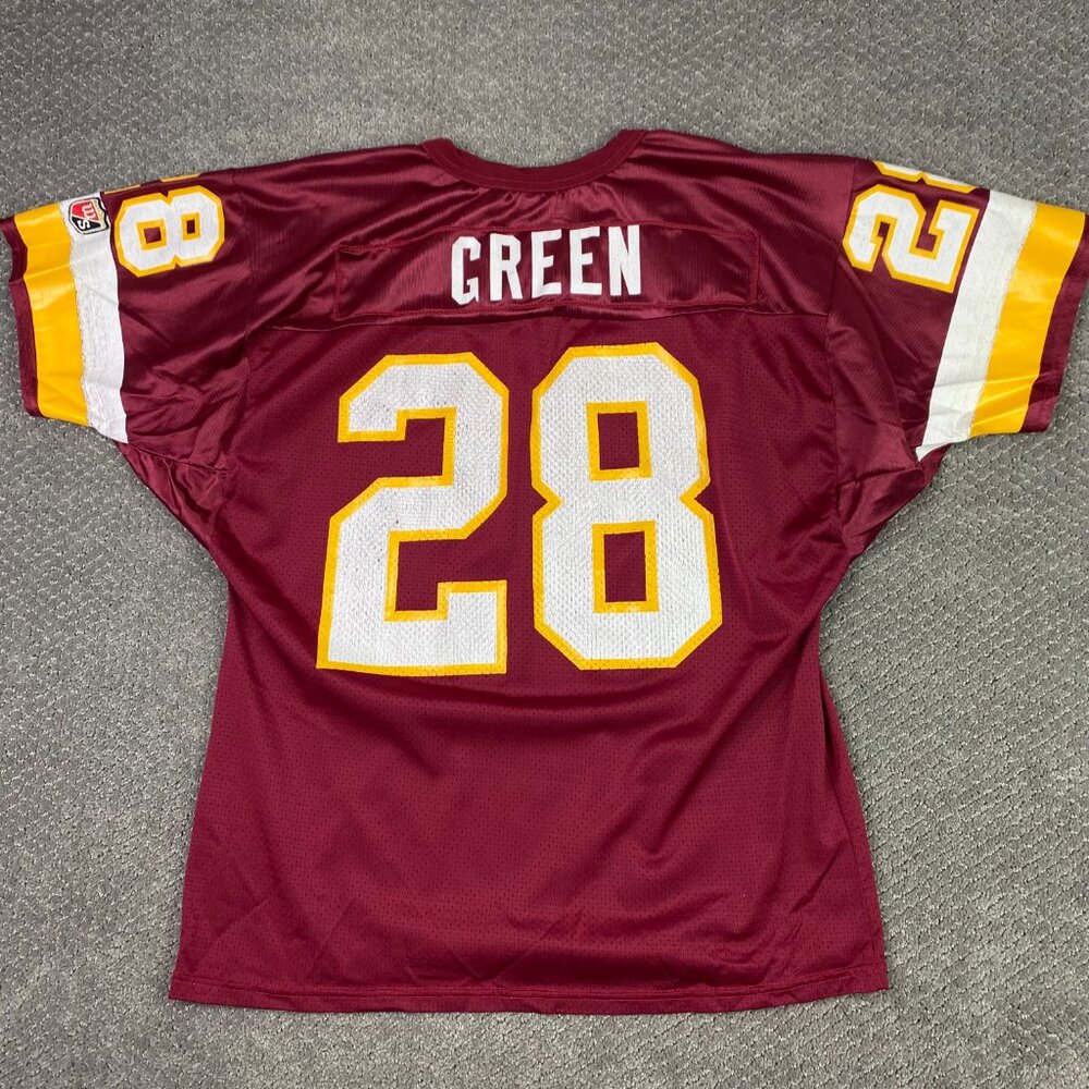 Vintage Darrell Green Washington Redskins Football Jersey Wilsion Men's XL Nylon